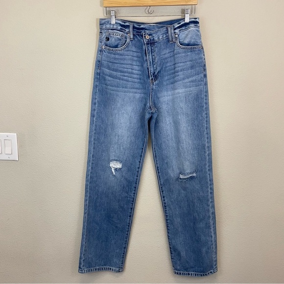 Kancan Wanda Ultra‎ High Rise 90's Straight Leg Jeans Size 28 - Picture 3 of 10